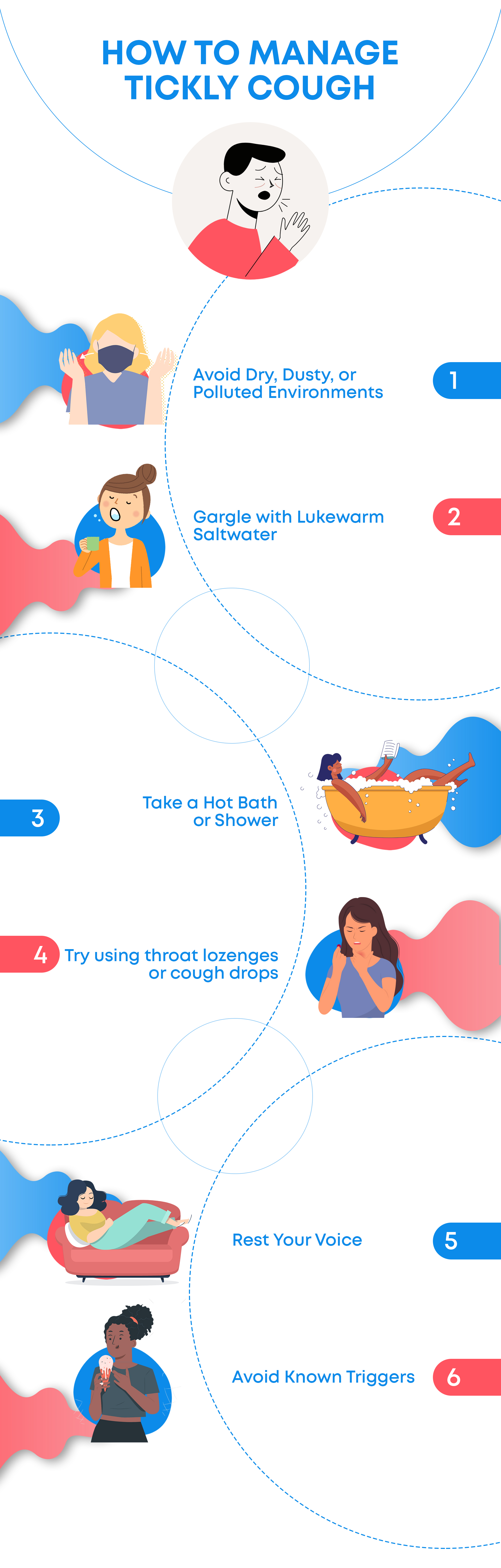 How to manage tickly cough